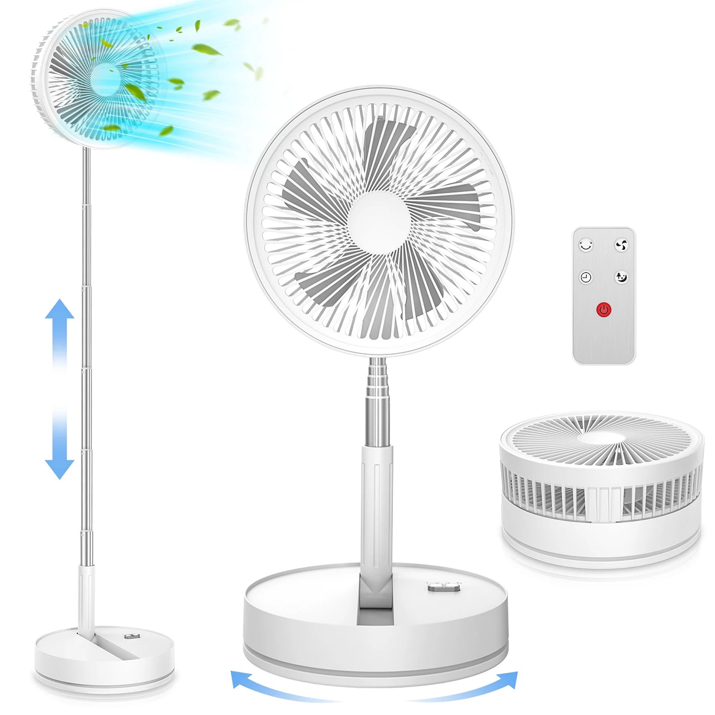 From Desk to Floor — The Foldable Standing Fan That Goes Wherever You Go