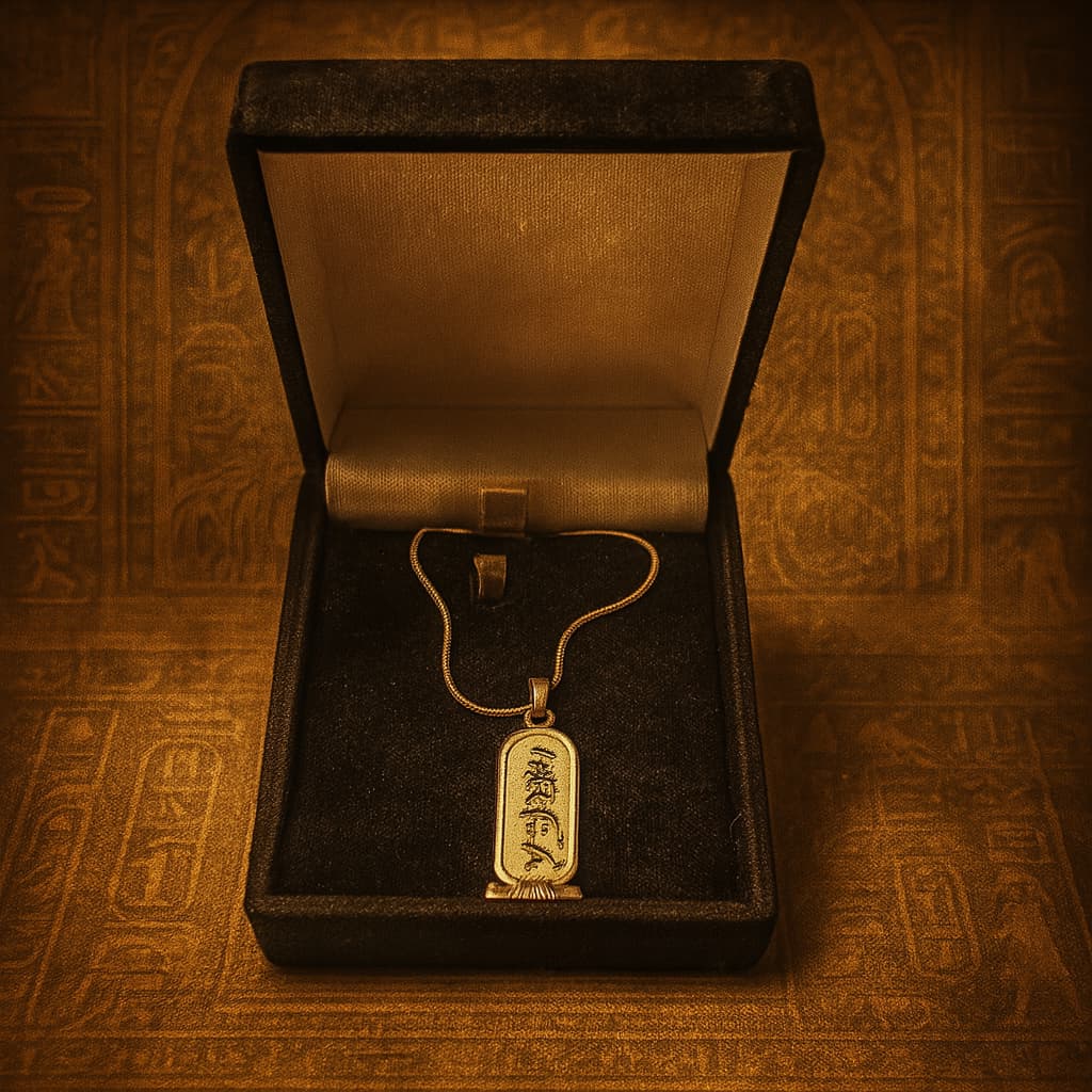 Ancient Egyptian Cartouche Necklace