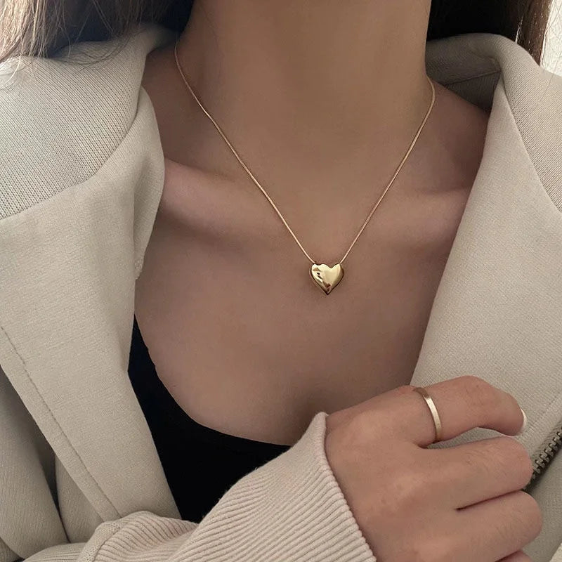 Timeless Heart Charm Necklace