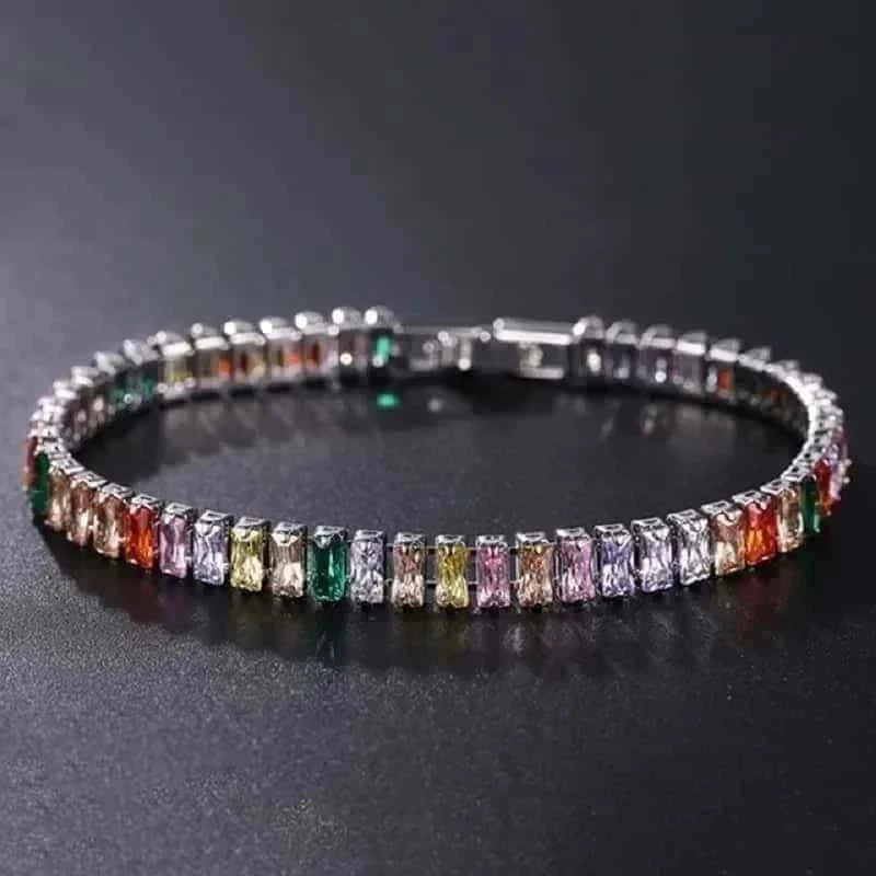 Luxury Zirconia Tennis Bracelet – Timeless Sparkle for Any Occasion