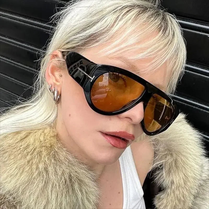 Luxury Vintage Pilot Sunglasses – Oversized Frames for Men & Women