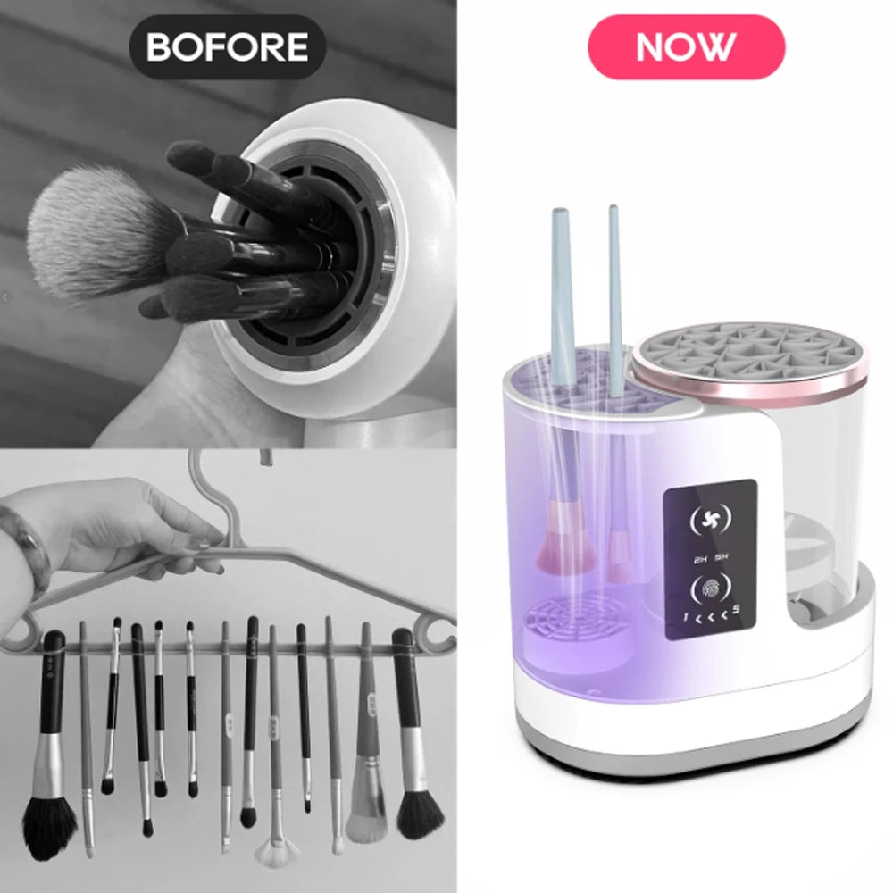 Electric Makeup Brush Cleaner – Rechargeable & Automatic Cleaning Tool (New Version)