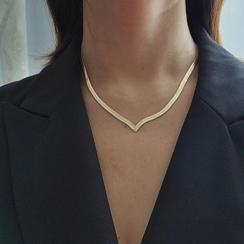 Simple Creative V-shaped Necklace