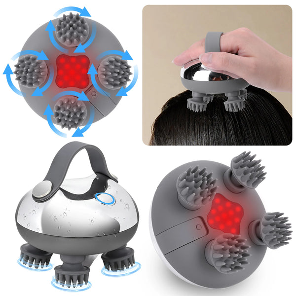 8-Head Scalp Massager for Hair & Stress Relief.