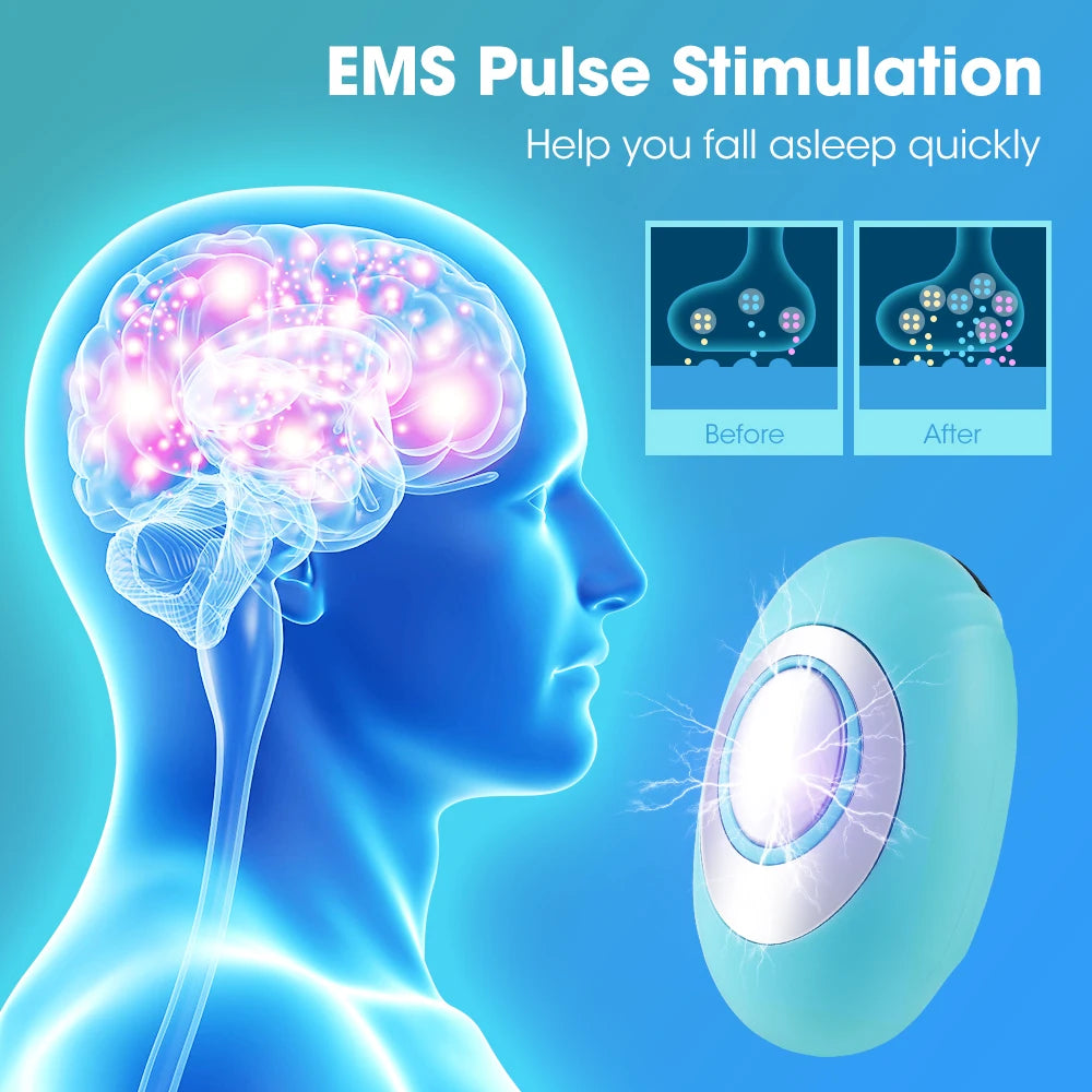 Handheld Sleep Aid Relaxation Device with Pulse Stimulation