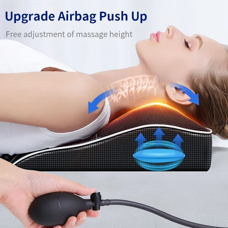 Neck, Shoulder, and Back Massager with Heat and Vibration Therapy