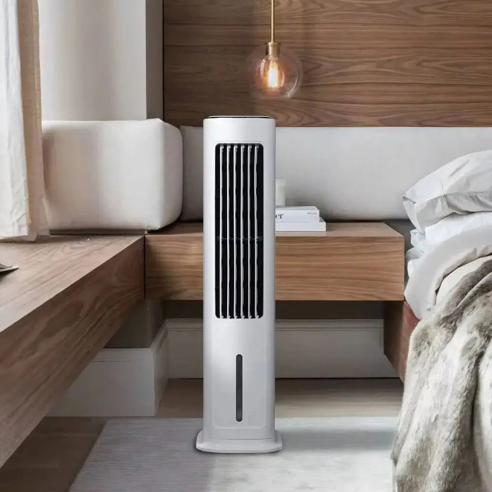 Chill Anywhere — The Compact Air Cooler That Follows You.