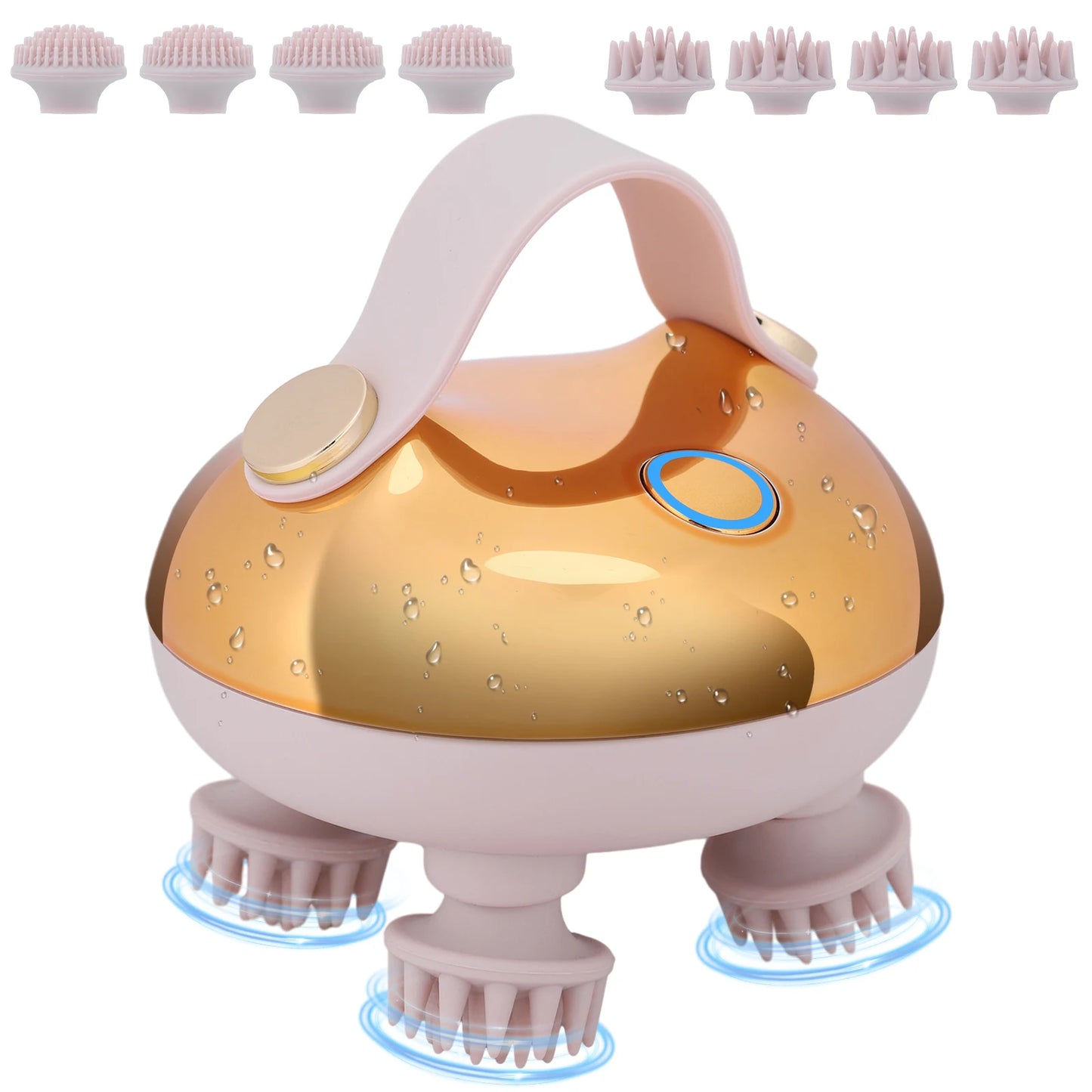 8-Head Scalp Massager for Hair & Stress Relief.