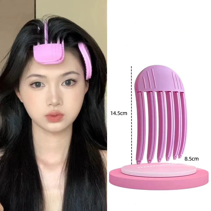 Fluffy Hairpin Curling Bangs Clips – Volumizing Hair Root Lift Rollers