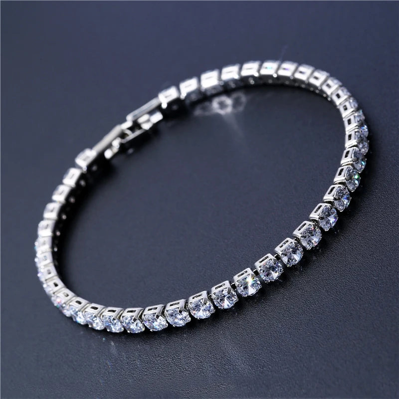 Luxury Zirconia Tennis Bracelet – Timeless Sparkle for Any Occasion