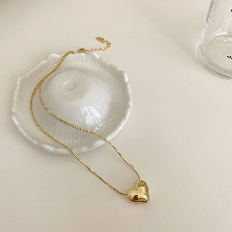 Timeless Heart Charm Necklace