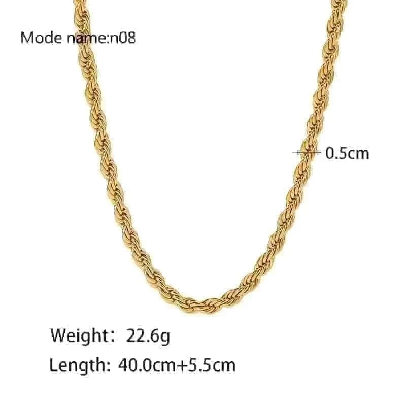 2024 Retro Gold Necklace