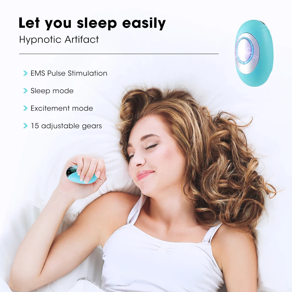 Handheld Sleep Aid Relaxation Device with Pulse Stimulation
