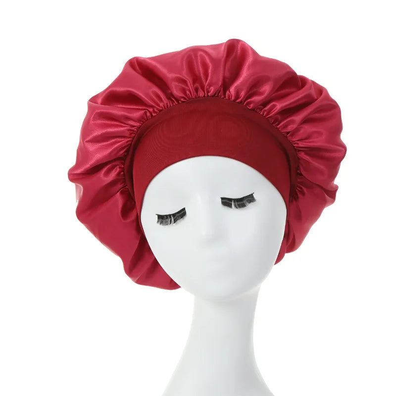 Women’s Satin Night Sleep Hair Cap – Frizz-Free & Comfortable