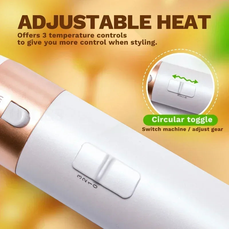 5-in-1 Hair Dryer & Styling Tool Set - Professional Hot Comb, Curler, and Straightener