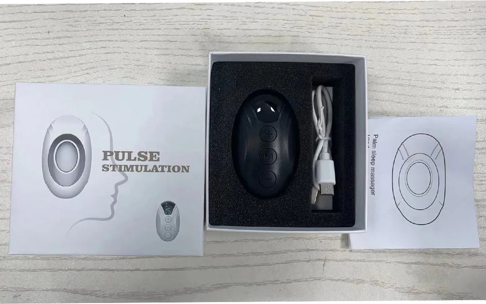 Handheld Sleep Aid Relaxation Device with Pulse Stimulation