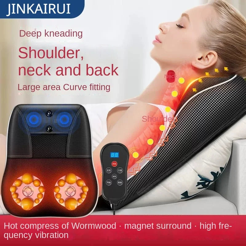 Neck, Shoulder, and Back Massager with Heat and Vibration Therapy