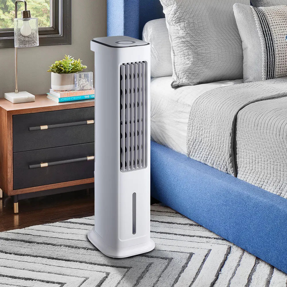 Chill Anywhere — The Compact Air Cooler That Follows You.