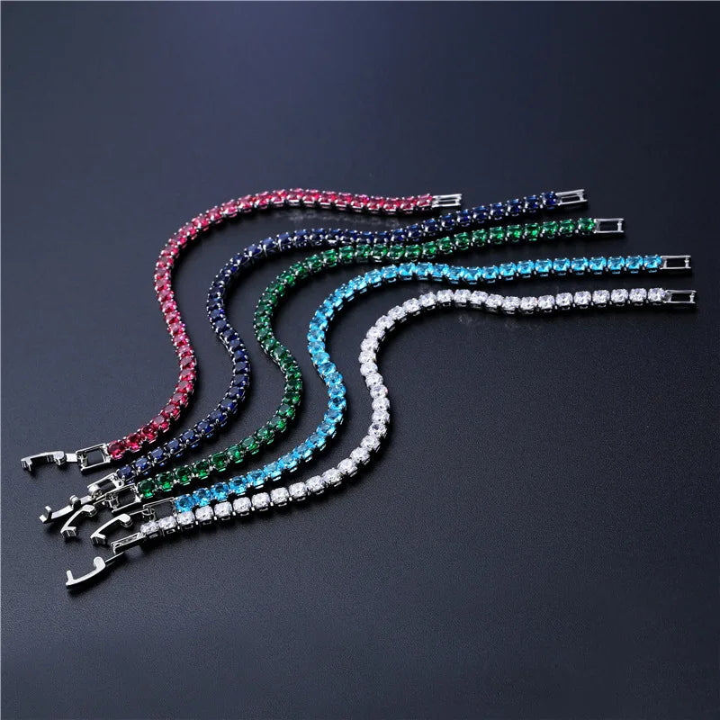 Luxury Zirconia Tennis Bracelet – Timeless Sparkle for Any Occasion