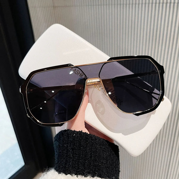 Oversized One-Piece Sunglasses That Break the Rules