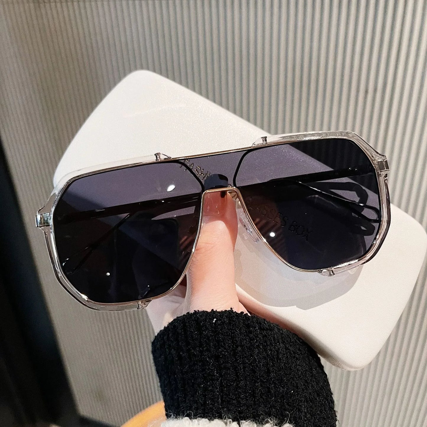 Oversized One-Piece Sunglasses That Break the Rules