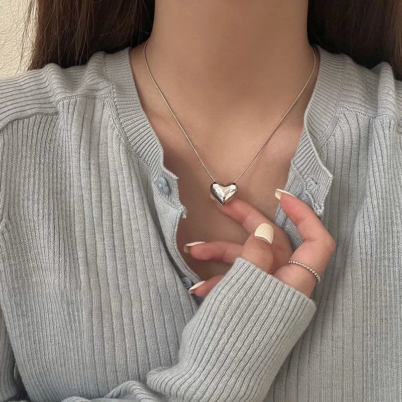 Timeless Heart Charm Necklace