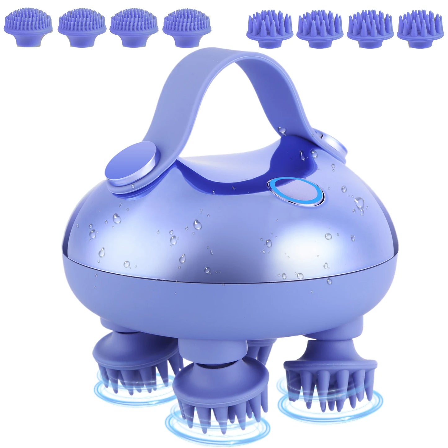 8-Head Scalp Massager for Hair & Stress Relief.