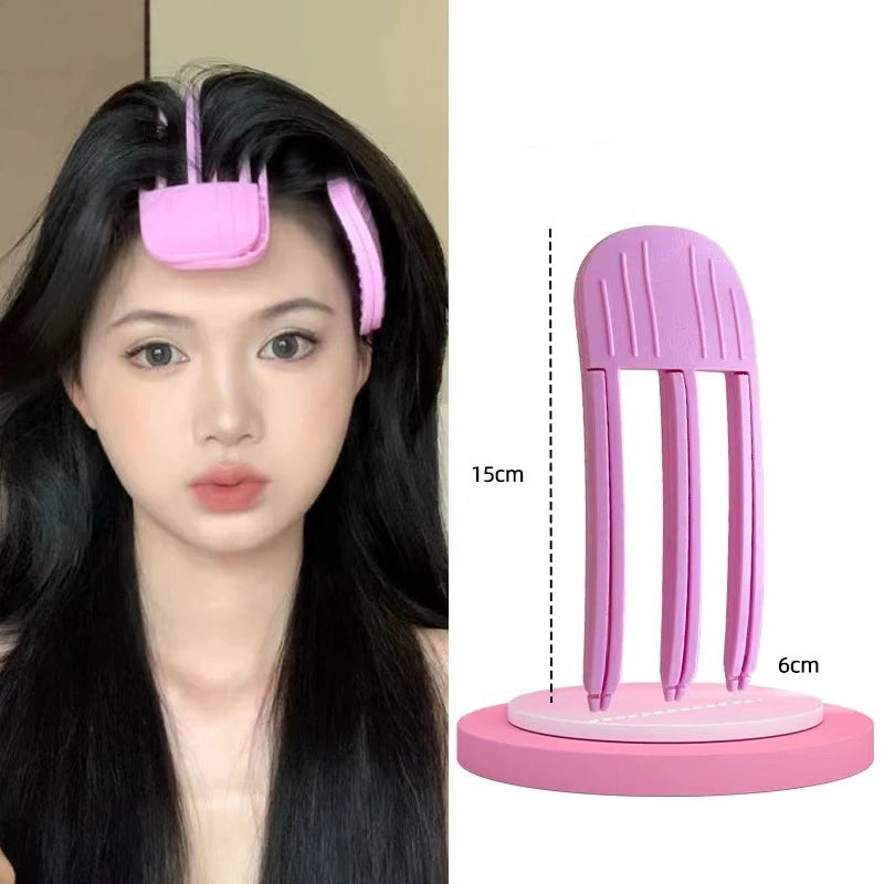 Fluffy Hairpin Curling Bangs Clips – Volumizing Hair Root Lift Rollers