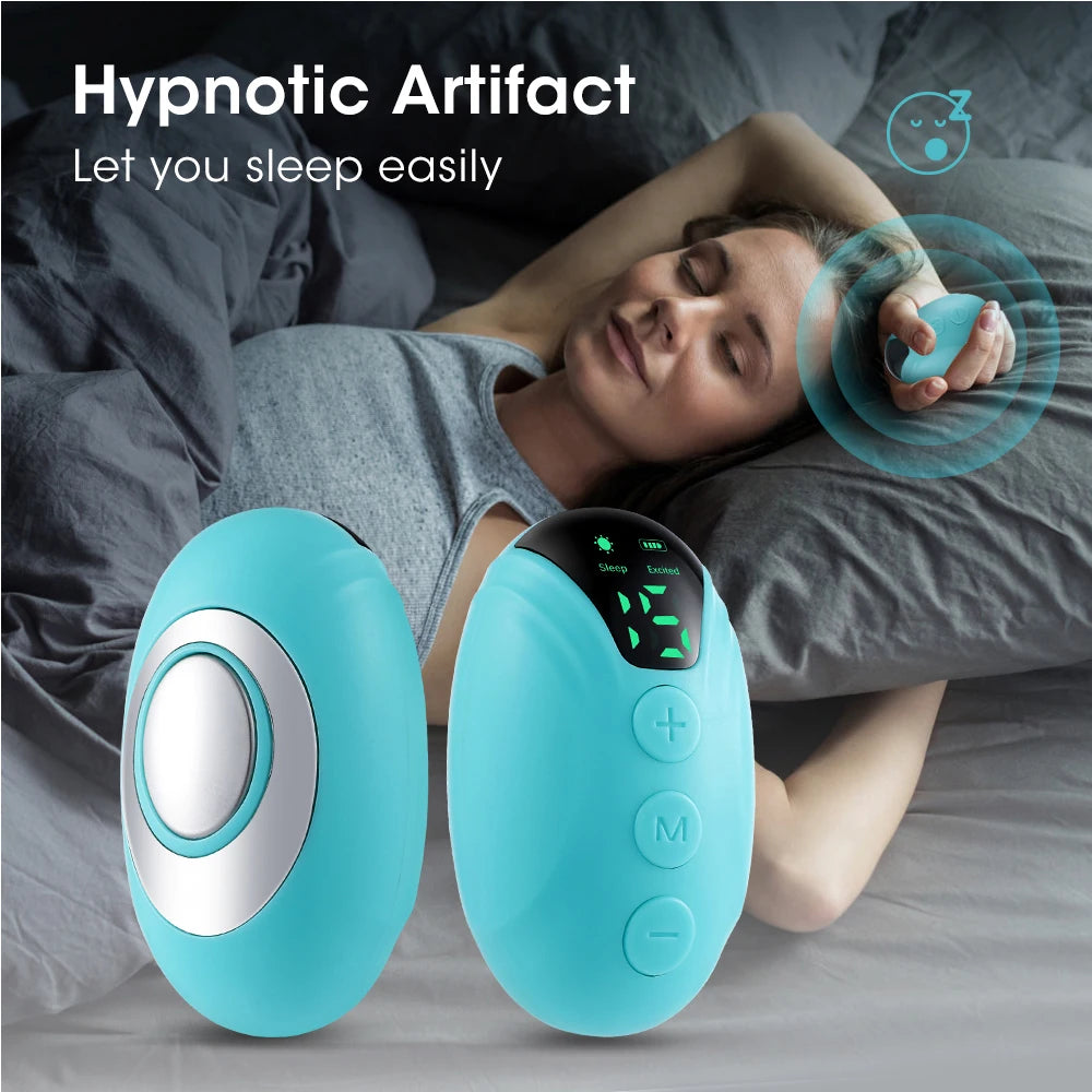 Handheld Sleep Aid Relaxation Device with Pulse Stimulation