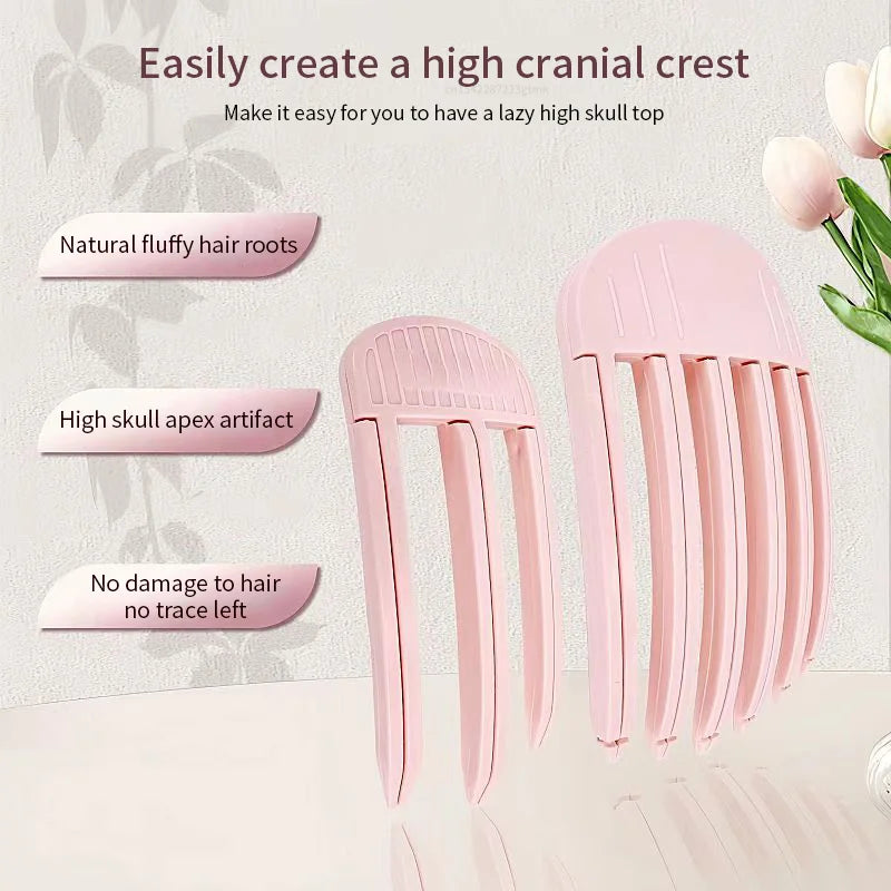 Fluffy Hairpin Curling Bangs Clips – Volumizing Hair Root Lift Rollers