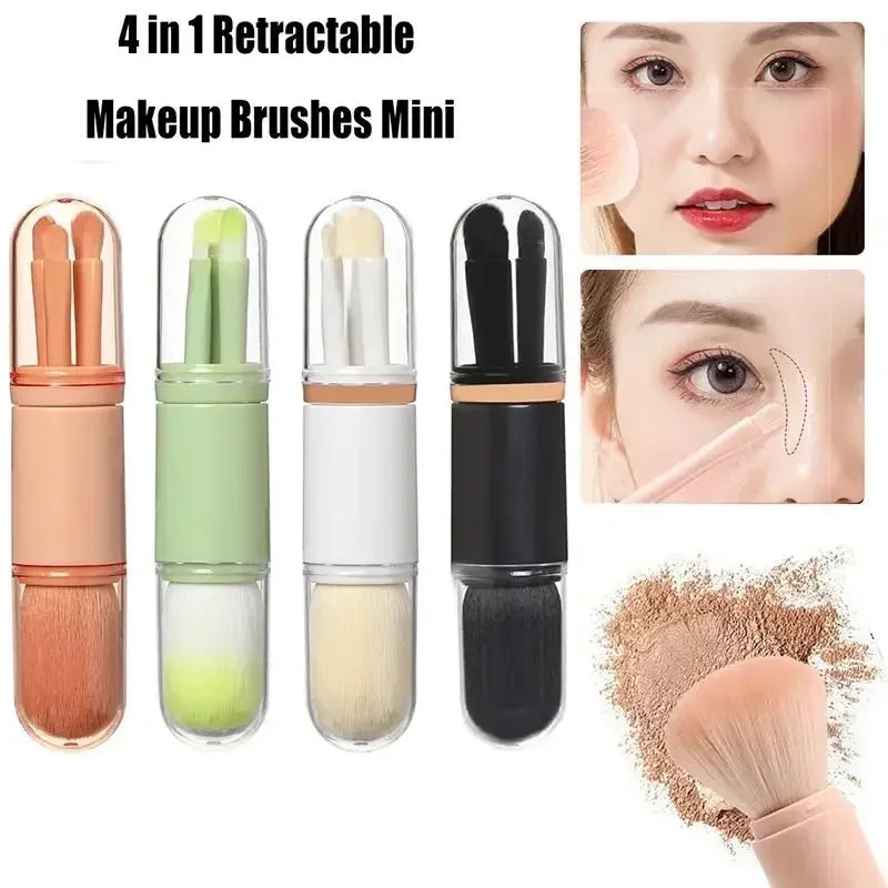 4 In 1 Telescopic Makeup Brush