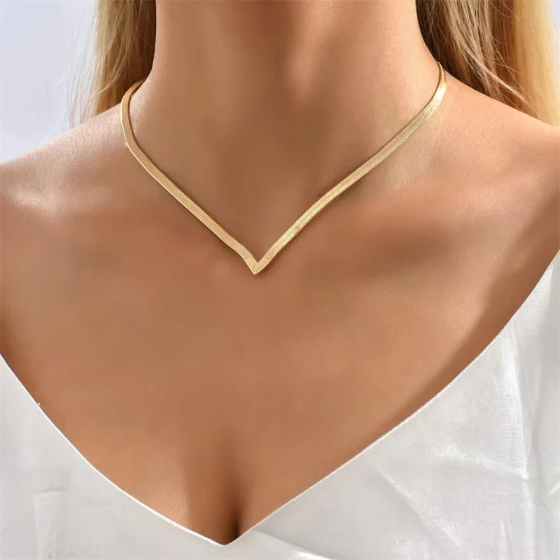 Simple Creative V-shaped Necklace