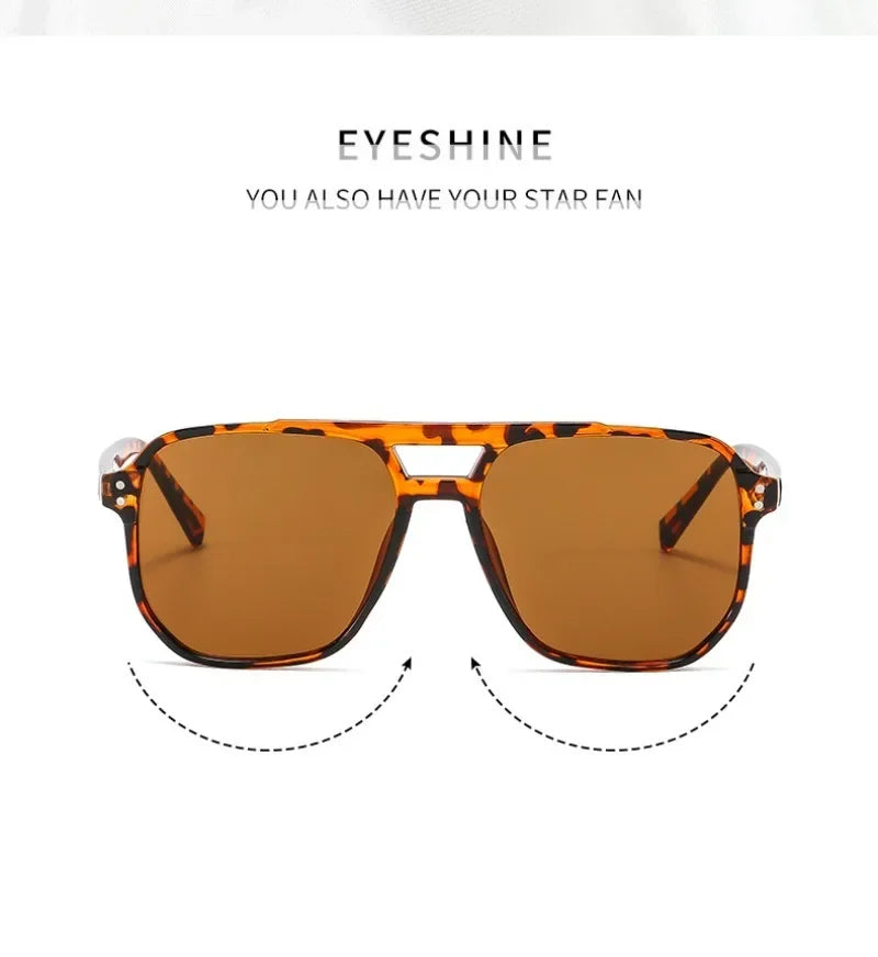 Vintage Square Sunglasses – Bold UV400 Protection