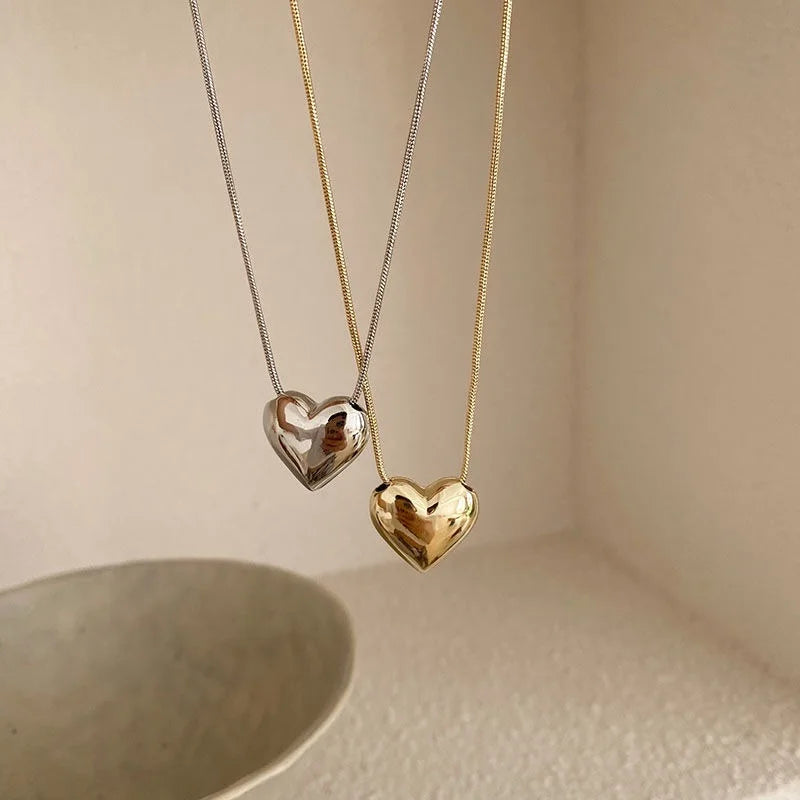 Timeless Heart Charm Necklace