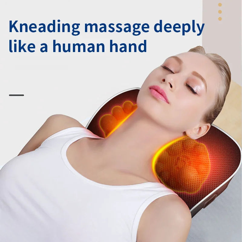 Neck, Shoulder, and Back Massager with Heat and Vibration Therapy