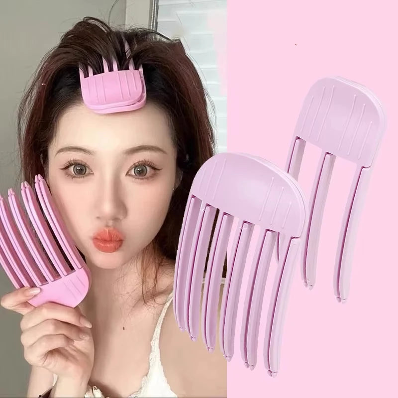 Fluffy Hairpin Curling Bangs Clips – Volumizing Hair Root Lift Rollers