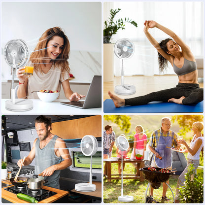 From Desk to Floor — The Foldable Standing Fan That Goes Wherever You Go