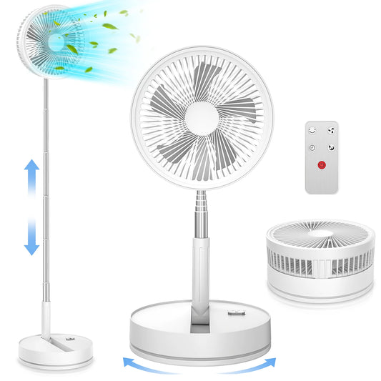 From Desk to Floor — The Foldable Standing Fan That Goes Wherever You Go