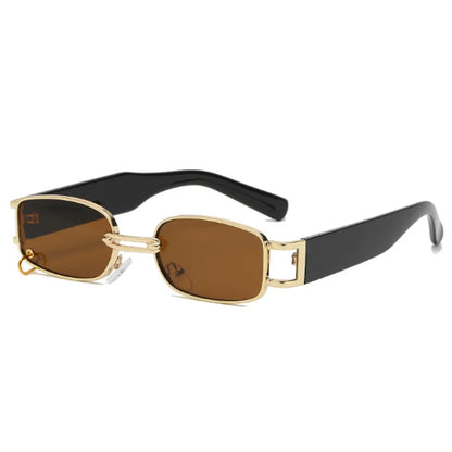 Punk-Inspired Square Sunglasses – Bold Metal Frames