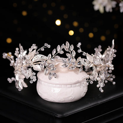 Bridal Hair Accessories Crystal Pearl Headband