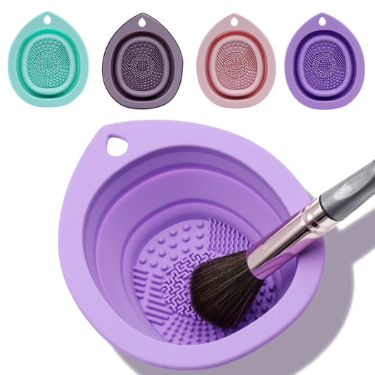 Silicone Makeup Brush Cleaner - Compact & Efficient Cleaning Tool