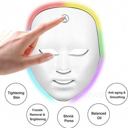 7 color LED Facial Mask