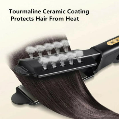 Professional Hair Straightener – 4-Temperature Ceramic Ionic Flat Iron