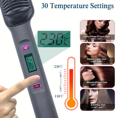 Electric Hot Comb Multifunctional Hair Straightener