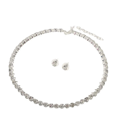 Luxury Round Crystal Jewelry Set