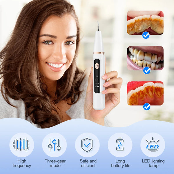 Ultrasonic Dental Ultrasonic Dental Scaler - Professional At-Home Teeth Cleaning Tool