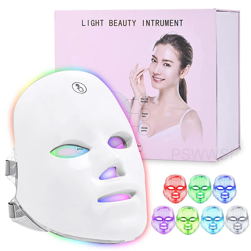 7 color LED Facial Mask