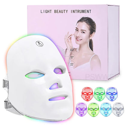 7 color LED Facial Mask