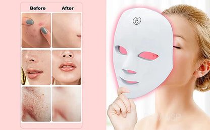 7 color LED Facial Mask