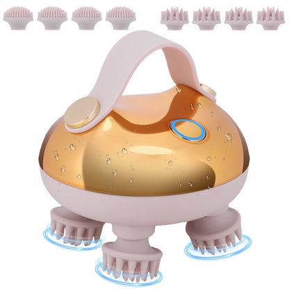 8-Head Scalp Massager for Hair & Stress Relief.
